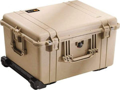 Pelican Products, Inc. - 19-37/64" Wide x 13-29/32" High, Clamshell Hard Case - Tan, Polyethylene - Caliber Tooling