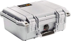 Pelican Products, Inc. - 11-5/8" Wide x 6" High, Clamshell Hard Case - Silver, Polyethylene - Caliber Tooling