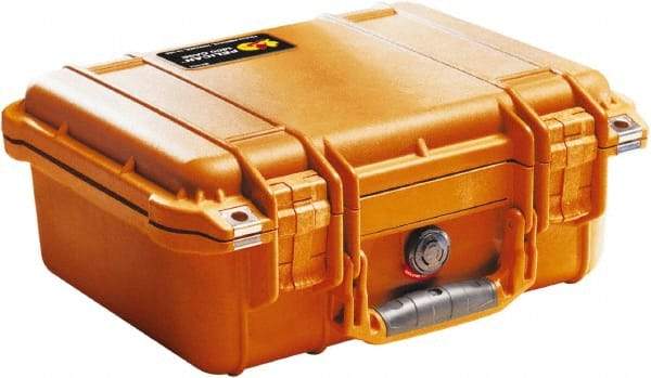 Pelican Products, Inc. - 11-5/8" Wide x 6" High, Clamshell Hard Case - Orange, Polyethylene - Caliber Tooling