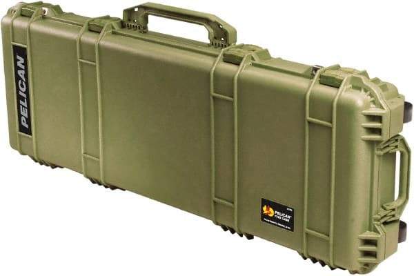 Pelican Products, Inc. - 16" Wide x 6-1/8" High, Long Gun Case - Olive, Polyethylene - Caliber Tooling