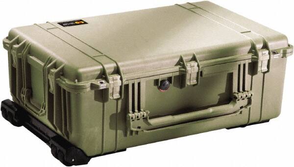 Pelican Products, Inc. - 20-15/32" Wide x 12-29/64" High, Clamshell Hard Case - Olive, Polyethylene - Caliber Tooling