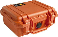 Pelican Products, Inc. - 9-11/16" Wide x 4-7/8" High, Clamshell Hard Case - Orange, Polyethylene - Caliber Tooling