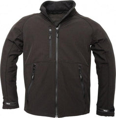 Viking - Size 3XL Cold Weather Jacket - Black, Polyester, Zipper Closure, 55" Chest - Caliber Tooling