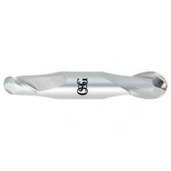 1/4" Dia. - 2-1/2" OAL - Bright CBD - Double - Ball Nose SE EM - 2 FL - Caliber Tooling