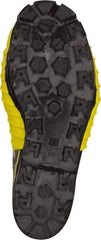 Viking - Men's Size 9 Medium Width Steel Work Boot - Black, Yellow, Rubber Upper, Nitrile Rubber Outsole, 14" High, Non-Slip, Chemical Resistant, Waterproof, Electric Shock Resistant - Caliber Tooling