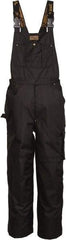 Viking - Size XL, Black, Rain, Wind Resistant Bib Overall - No Pockets - Caliber Tooling