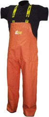 Viking - Size XL, Orange, Rain, Wind Resistant Bib Overall - No Pockets - Caliber Tooling