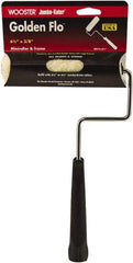 Wooster Brush - 11" Long, 3/8" Nap, Mini Knit - 6-1/2" Wide, Steel Frame, Includes Roller Cover & Frame - Caliber Tooling