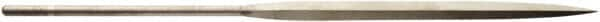 Value Collection - 5-1/2" Needle Precision Swiss Pattern Barrette File - 13/64" Width Diam, Round Handle - Caliber Tooling