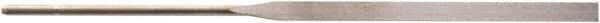 Value Collection - 5-1/2" Needle Precision Swiss Pattern Regular Pillar File - 13/64" Width Diam, Round Handle - Caliber Tooling