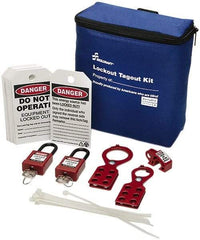 Ability One - 26 Piece Lockout Tagout Kit - Keyed Differently, Comes in Carrying Case - Caliber Tooling