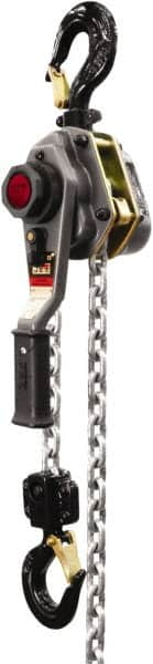 Jet - 5,000 Lb Lifting Capacity, 20' Lift Height, Lever with Overload Protection Hoist - Made from Chain - Caliber Tooling