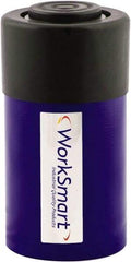 Value Collection - 25 Ton, 1.02" Stroke, 5.25 Cu In Oil Capacity, Portable Hydraulic Single Acting Cylinder - 5.15 Sq In Effective Area, 5.63" Lowered Ht., 6.65" Max Ht., 2.56" Cyl Bore Diam, 2.24" Plunger Rod Diam, 10,000 Max psi - Caliber Tooling