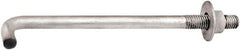 Import - 3/4-10, 16" OAL Bent Anchor Bolt - Grade 2 Steel - Caliber Tooling