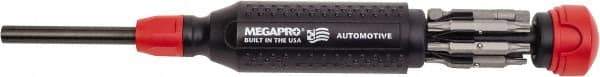 Megapro - 14-in-1 Bit Screwdriver - Phillips, Slotted & Torx Tips, Valve Stem, 1/4" Socket Adapter - Caliber Tooling