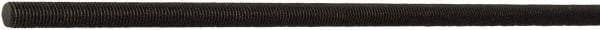 Value Collection - 1/4-20 UNC (Coarse), 3' Long, Stainless Steel General Purpose Threaded Rod - Black Oxide Finish, Right Hand Thread - Caliber Tooling