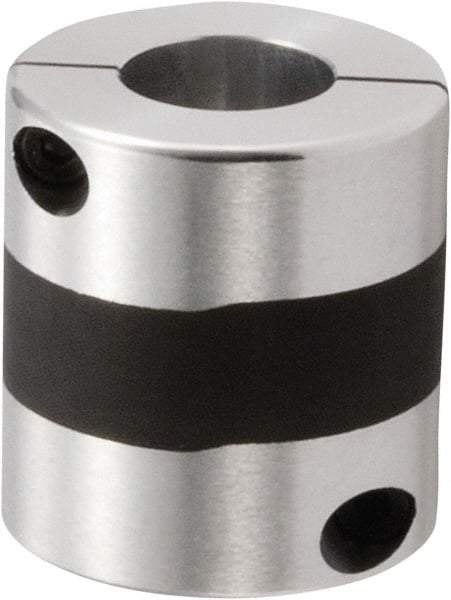 NBK - 24 to 25mm Bore, Servo Motor Flexible Coupling - 56mm OD, 60mm OAL, Aluminum Alloy, Clamp Style - Caliber Tooling