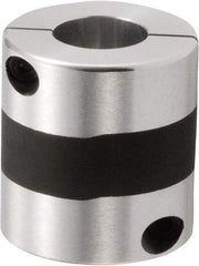 NBK - 5mm Bore, Servo Motor Flexible Coupling - 15mm OD, 23mm OAL, Aluminum Alloy, Clamp Style - Caliber Tooling