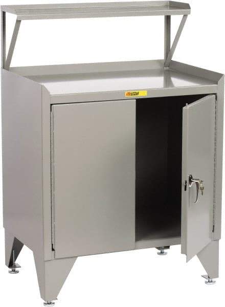 Little Giant - Receiving Station - 36 Inch Wide x 24 Inch Deep x 54-1/2 Inch High, Gray - Caliber Tooling