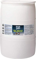 Simple Green - 55 Gal Drum Cleaner/Degreaser - Liquid, Alkaline, Unscented - Caliber Tooling