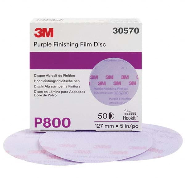 3M - Hook & Loop Discs Abrasive Type: Film Disc Disc Diameter (Inch): 5 - Caliber Tooling