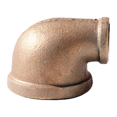 Merit Brass - Brass & Chrome Pipe Fittings Type: Reducing Elbow Fitting Size: 1-1/2 x 3/4 - Caliber Tooling