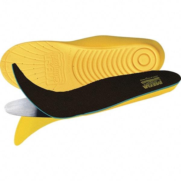 MEGAComfort - 14 to 15 Men's Steel & Memory Foam Puncture Resistant Insoles - Full Length Soles - Caliber Tooling