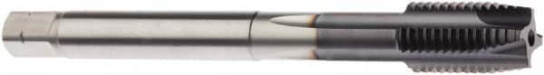 Seco - M27x1.50 Metric, 4 Flute, AlTiN Finish, Powdered Metal Spiral Point Tap - Plug Chamfer, Right Hand Thread, 140mm OAL, 28mm Thread Length, 20mm Shank Diam, 6HX Class of Fit - Exact Industrial Supply