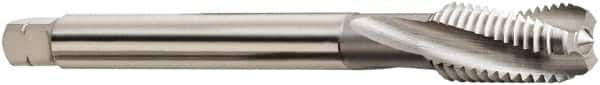 Seco - M16x2.00 Metric 3 Flute 6H Modified Bottoming Spiral Flute Tap - Powdered Metal, Bright Finish, 4.3307" OAL, Right Hand Flute, Right Hand Thread, H6 - Exact Industrial Supply