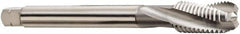 Seco - M14x2.00 Metric 3 Flute 6H Modified Bottoming Spiral Flute Tap - Powdered Metal, Bright Finish, 4.3307" OAL, Right Hand Flute, Right Hand Thread, H6 - Caliber Tooling