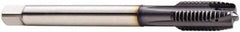 Seco - M12x1.75 Metric, 4 Flute, TiCN Finish, Cobalt Spiral Point Tap - Plug Chamfer, Right Hand Thread, 110mm OAL, 23mm Thread Length, 9mm Shank Diam, 6H Class of Fit - Exact Industrial Supply