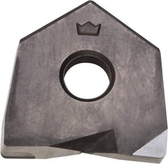 Millstar - BDS0375 Grade CM10 CBN Milling Insert - Uncoated, 0.1" Thick, 3/8" Inscribed Circle, 1/16" Corner Radius - Caliber Tooling