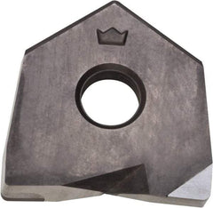 Millstar - BDS32 Grade CM10 PCD Milling Insert - Uncoated, 0.2" Thick, 32mm Inscribed Circle, 1mm Corner Radius - Caliber Tooling