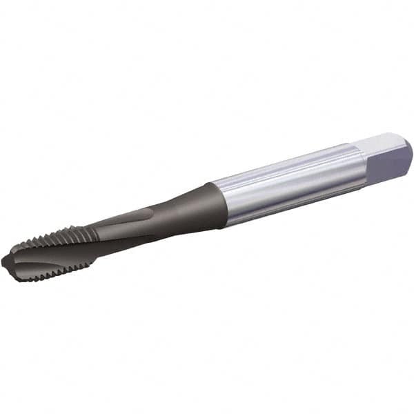 Kennametal - 5/8-11 UNC 3 Flute 3B Modified Bottoming Spiral Flute Tap - Vanadium High Speed Steel, Oxide Finish, 3-13/16" OAL, Right Hand Flute, Right Hand Thread, H3, Series T692 - Caliber Tooling