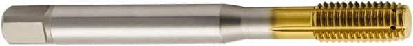 Seco - M18x2.50 Metric 6HX H6 Thread Limit Modified Bottoming Thread Forming Tap - Vanadium High Speed Steel, TiN Finish, 125mm OAL, 30mm Thread Length, Right Hand Thread - Caliber Tooling