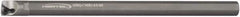 Hertel - 0.438" Min Bore Diam, 5" OAL, 3/8" Shank Diam, HBBQ Indexable Boring Bar - 1-1/2" Max Bore Depth, TPC.. Insert, Screw Holding Method - Caliber Tooling