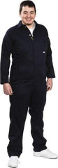 PRO-SAFE - Size M, Navy Blue, Zipper, Arc Flash Coverall - 32 to 34" Chest, Indura Ultra Soft, Cotton, Nylon, 6 Pockets - Caliber Tooling