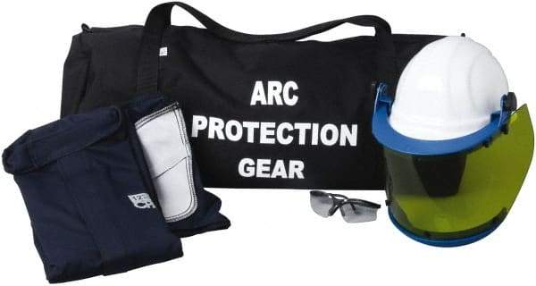 PRO-SAFE - Size M, 2 HRC, Arc Flash Clothing Kit - 12 cal per Sq cm, Hard Cap Protection - Caliber Tooling