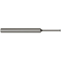 Harvey Tool - 0.262" Diam 90° 0.025" Chamfer 8-Flute Solid Carbide Back Chamfer - Exact Industrial Supply