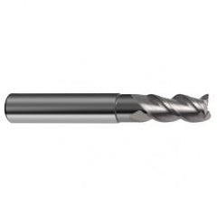 7/16" Dia. - 2-3/4" OAL - 3 FL Variable Helix Bright Carbide End Mill - Caliber Tooling