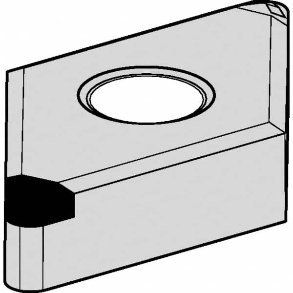 Kennametal - DNGM442 CB1 Grade KBH20 PCBN Turning Insert - Nano-Composite Finish, 55° Diamond, 1/2" Inscr Circle, 1/4" Thick, 1/32" Corner Radius - Caliber Tooling