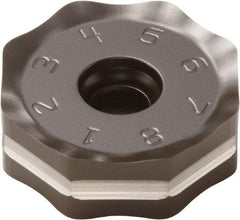 Seco - ONMU090520 ME12 Grade MS2500 Carbide Milling Insert - TiCN/Al2O3 Finish, 0.228" Thick, 0.472" Inscribed Circle - Caliber Tooling