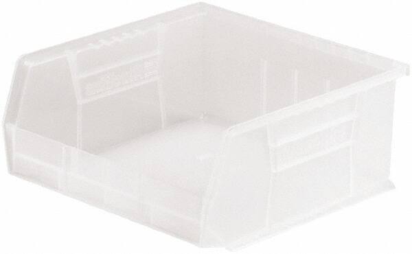 Akro-Mils - 50 Lb. Load Capacity, 10-7/8" Deep, Clear Polymer Hopper Stacking Bin - 5" High x 11" Wide x 10-7/8" Long - Caliber Tooling