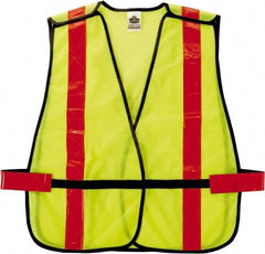 Ergodyne - One Size Fits Most High Visibility Lime Mesh General Purpose Vest - Hook & Loop Closure, Polyester - Caliber Tooling