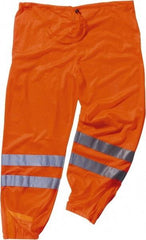 Ergodyne - Size 2X/3XL Polyester High-Visibility Pants - Drawstring Closure, No Pockets, 48" Waist, 35.5" Inseam, Orange - Caliber Tooling