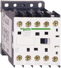 Schneider Electric - 3 Pole, 48 Coil VDC, 6 Amp at 440 VAC, Nonreversible IEC Contactor - BS 5424, CSA, IEC 60947, NF C 63-110, RoHS Compliant, UL Listed, VDE 0660 - Caliber Tooling