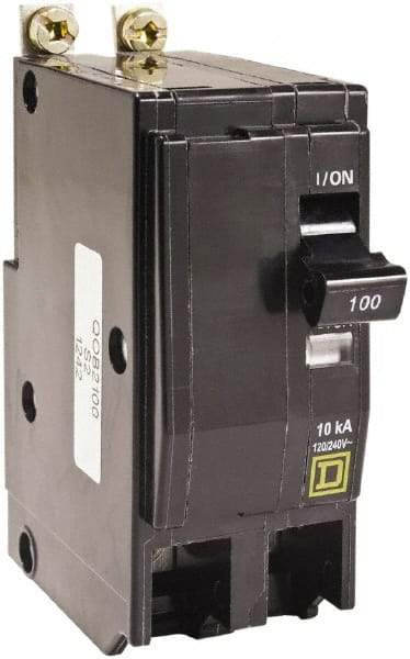 Square D - 125 Amp, 240 VAC, 2 Pole, Bolt On Miniature Circuit Breaker - 4-2/0 AWG - Caliber Tooling