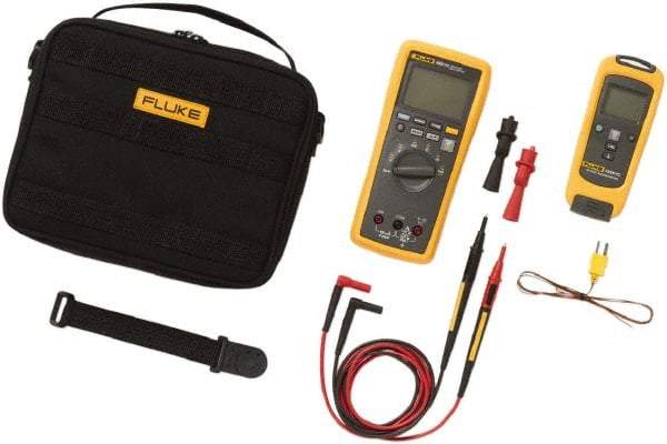 Fluke - 6 Piece, FC Wireless Temperature Kit - 1,000 Volt Max, LCD Display - Caliber Tooling