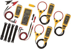 Fluke - 9 Piece, FC Series Wireless Multimeter Kit - 1,000 Volt Max, LCD Display - Caliber Tooling