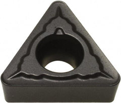 Hertel - TCMT21.52 LP Grade HC1250T Carbide Turning Insert - Proprietary Finish, 60° Triangle, 1/4" Inscr Circle, 3/32" Thick, 1/32" Corner Radius - Caliber Tooling